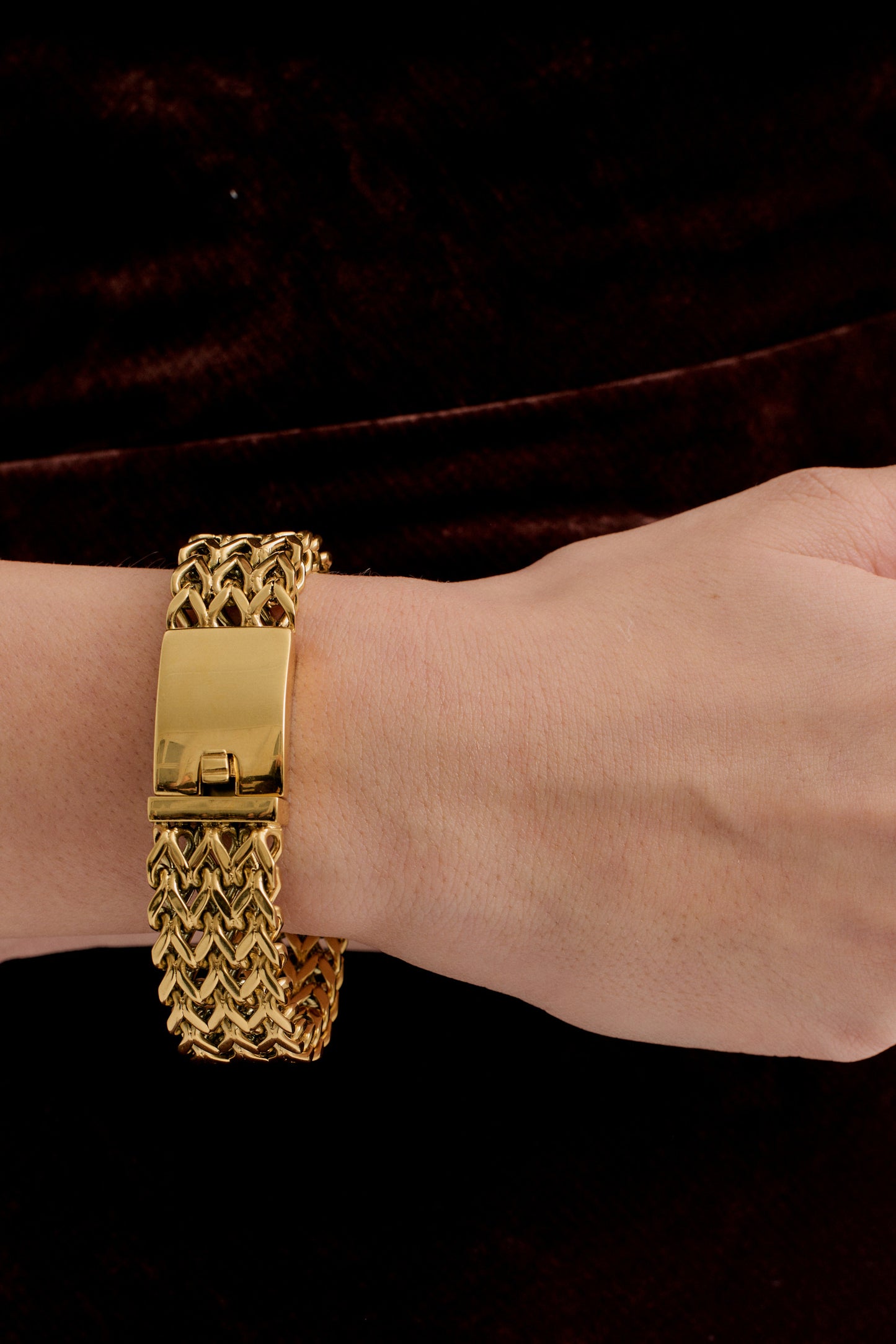 Chevron Bracelet (7599765520465)