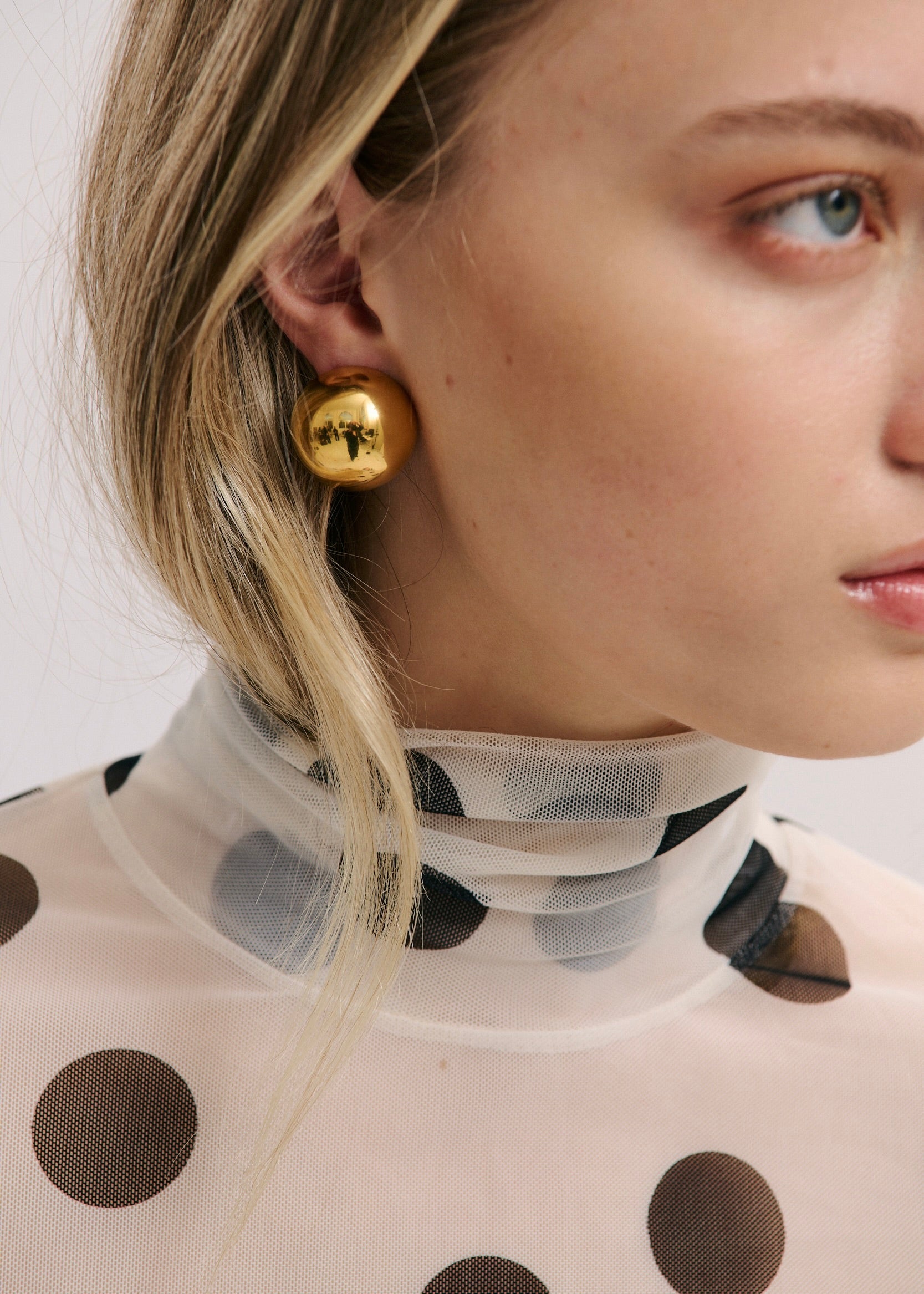 Domed Earring (7789281083473)