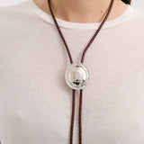 Disc Pendant Necklace (7855724232785)