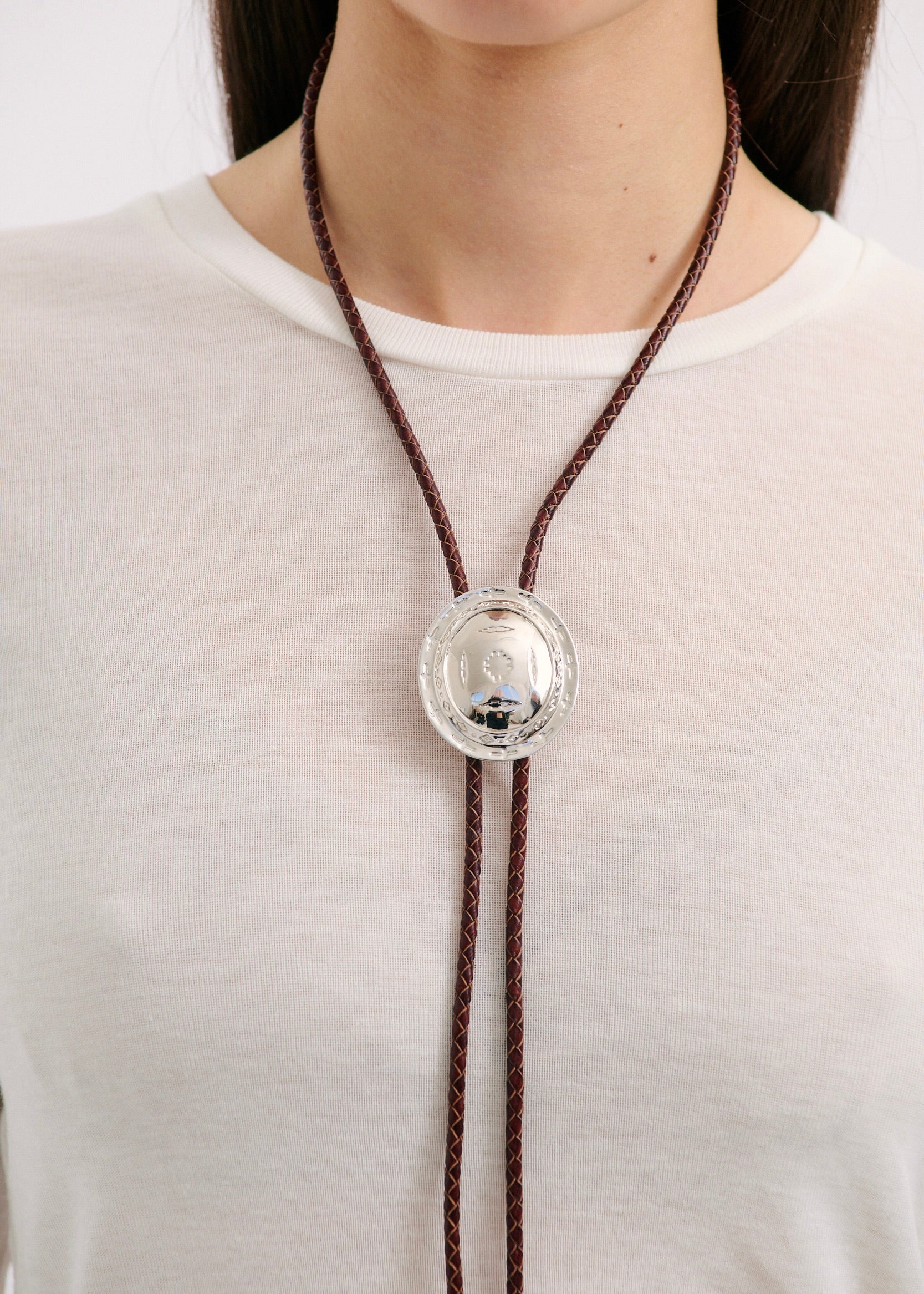 Disc Pendant Necklace (7855724232785)