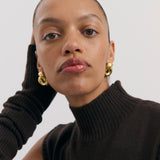 Pleated Knot Earring (7726442184785)