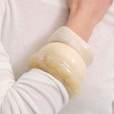 Creme Bangle Stack (7855724953681)