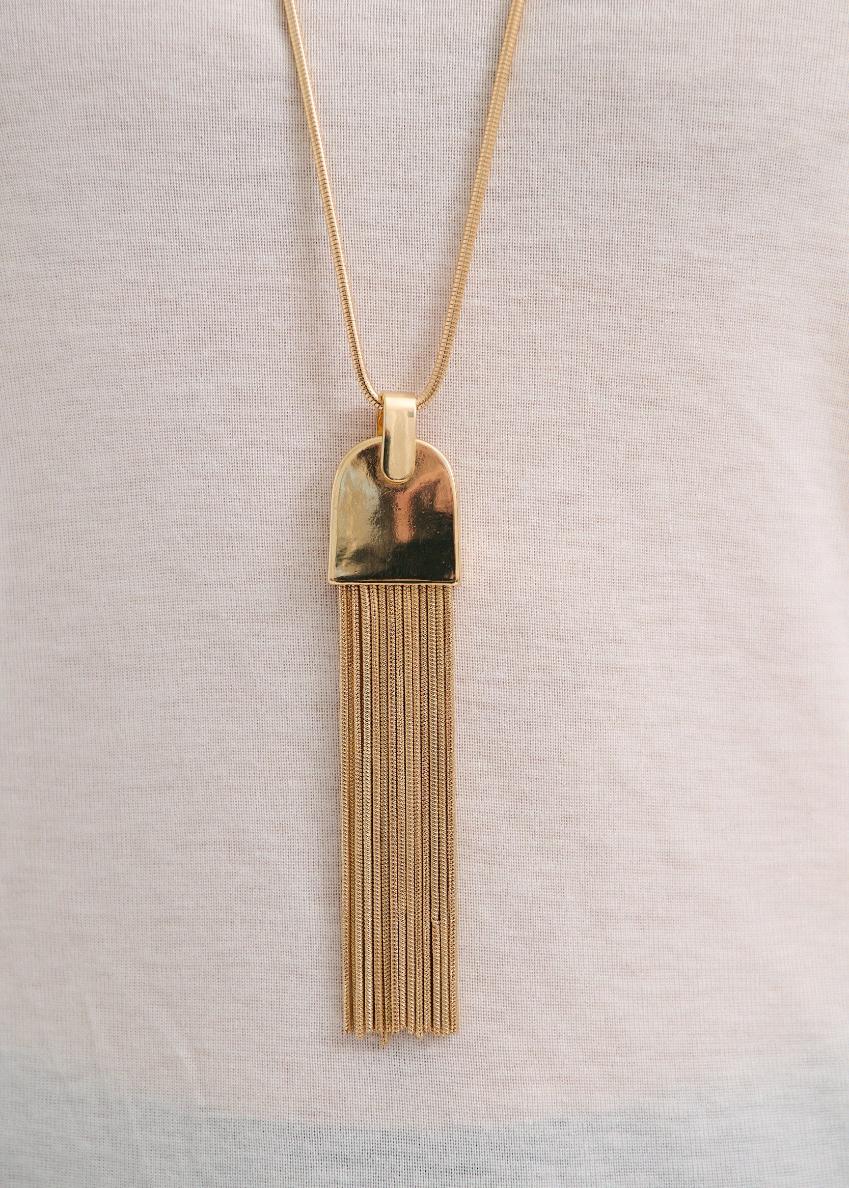 Tassel Chain Necklace (7811443884113)