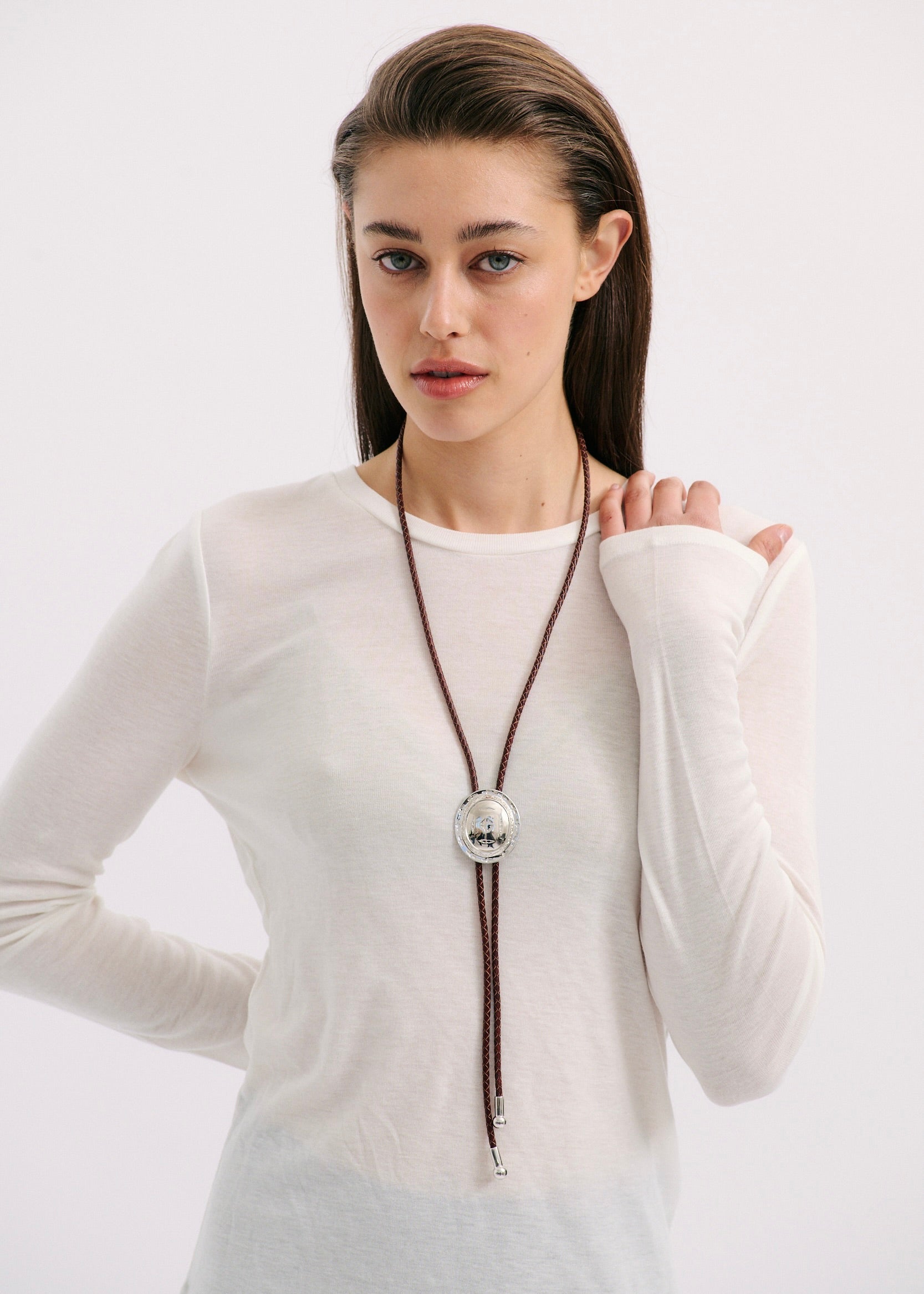 Disc Pendant Necklace (7855724232785)