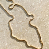 Featured: Thick Gold Box Chain Necklace (6695455031377)