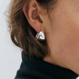 Curve Hoop - Light Silver