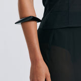 Be Square Bangle - Black