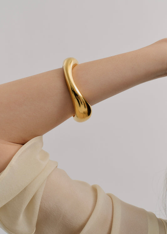 Sculpt Bangle Cuff (7648018890833)