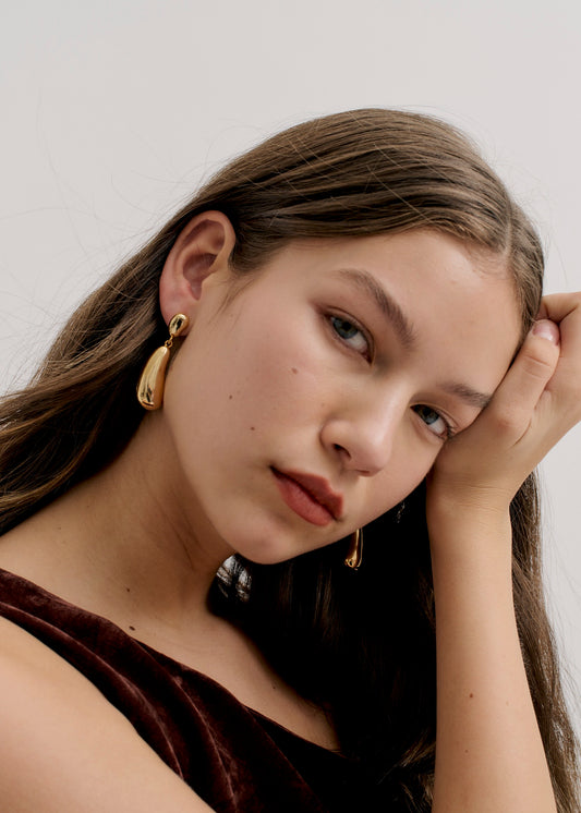 Double Drop Earring (7641542295633)