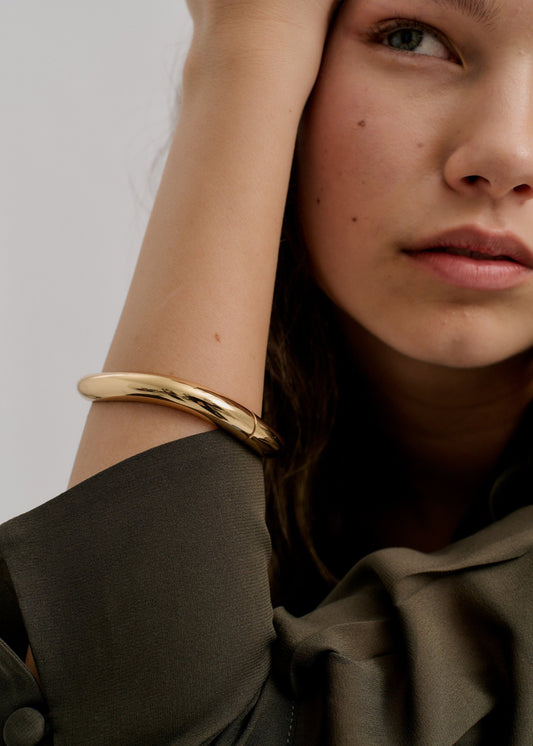 Thin Warped bangle (7614556995665)