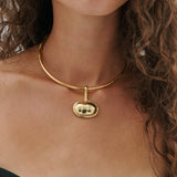 Structural Pendant Necklace - Gold
