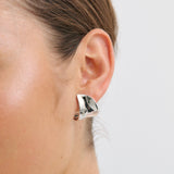 Veil Earring - Rhodium Silver