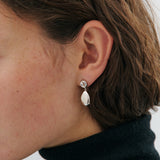 Nina Earring  - Rhodium Silver