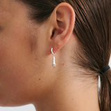Linear Sterling Silver Earring
