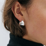 Curve Hoop - Light Silver