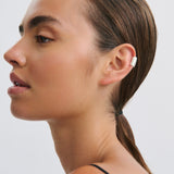 Tube Sterling Silver Ear Cuff