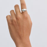 Mini Dome Sterling Silver Ring