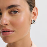 Veil Earring - Rhodium Silver