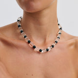 Contrast Beaded Necklace