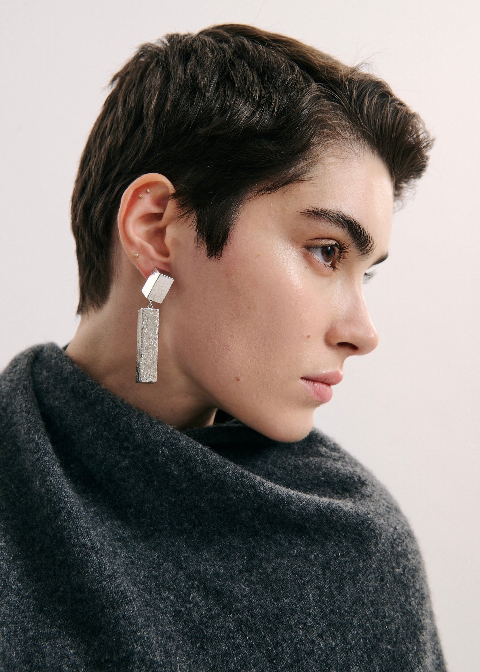 Foil Droplet Earring (7789281050705)