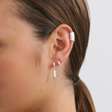 Tube Sterling Silver Ear Cuff