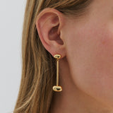 PRE ORDER: Column Drop Earring - Gold