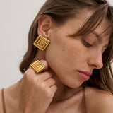 Labyrinth Earring (7224180047953)