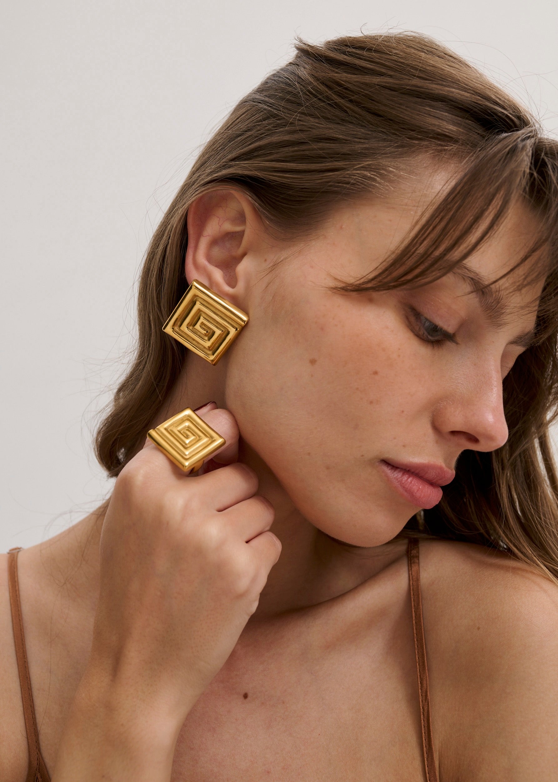 Labyrinth Earring (7224180047953)