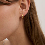 Smooth Rounded Huggie (7080033550417)