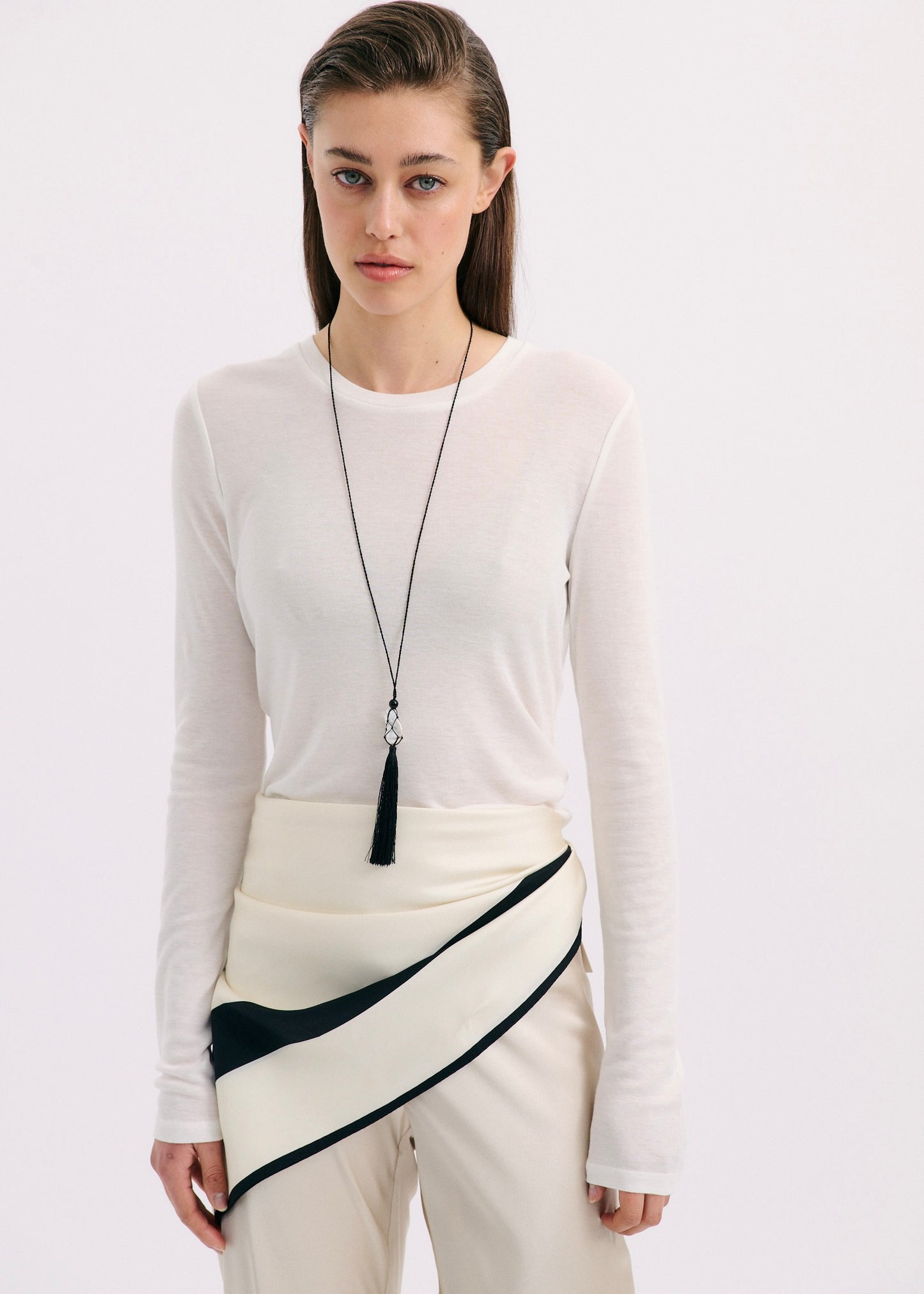 Pearl Net Necklace (7855724265553) (15553153990737)