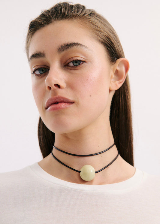 Solo Bead Necklace (7855724920913)