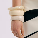 Creme Bangle Stack (7855724953681)