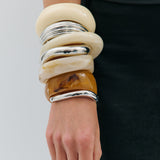 The Everything Bangle Stack - Rhodium Silver