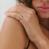 Petite Pinky Ring - Rhodium Silver