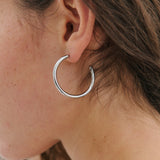 Everyday Hoop - Light Silver