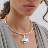 PRE ORDER: Structural Pendant Necklace - Light Silver