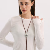 Disc Pendant Necklace (7855724232785)