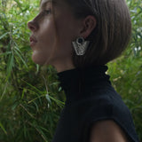 Della Earring - Rhodium Silver