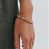 Classic Diamante Tennis Bracelet - Gold
