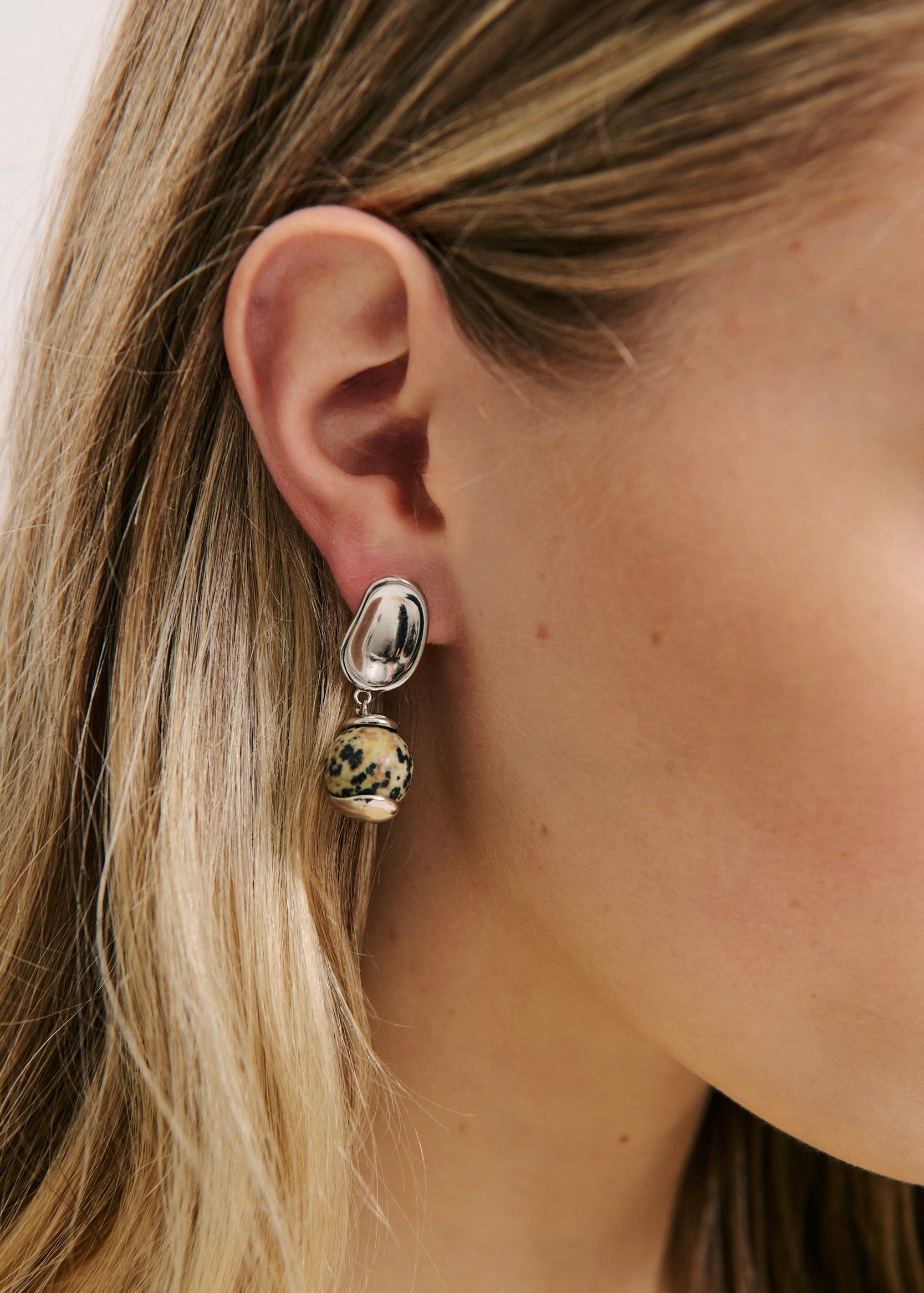 Drop Stone Earring (7811443687505)