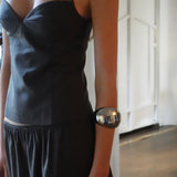 Reflection Cuff - Rhodium Silver