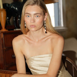 Freeform Beaded Earring