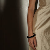 Jet Beaded Bracelet