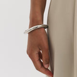 Thin Warped Bangle (7614556995665)