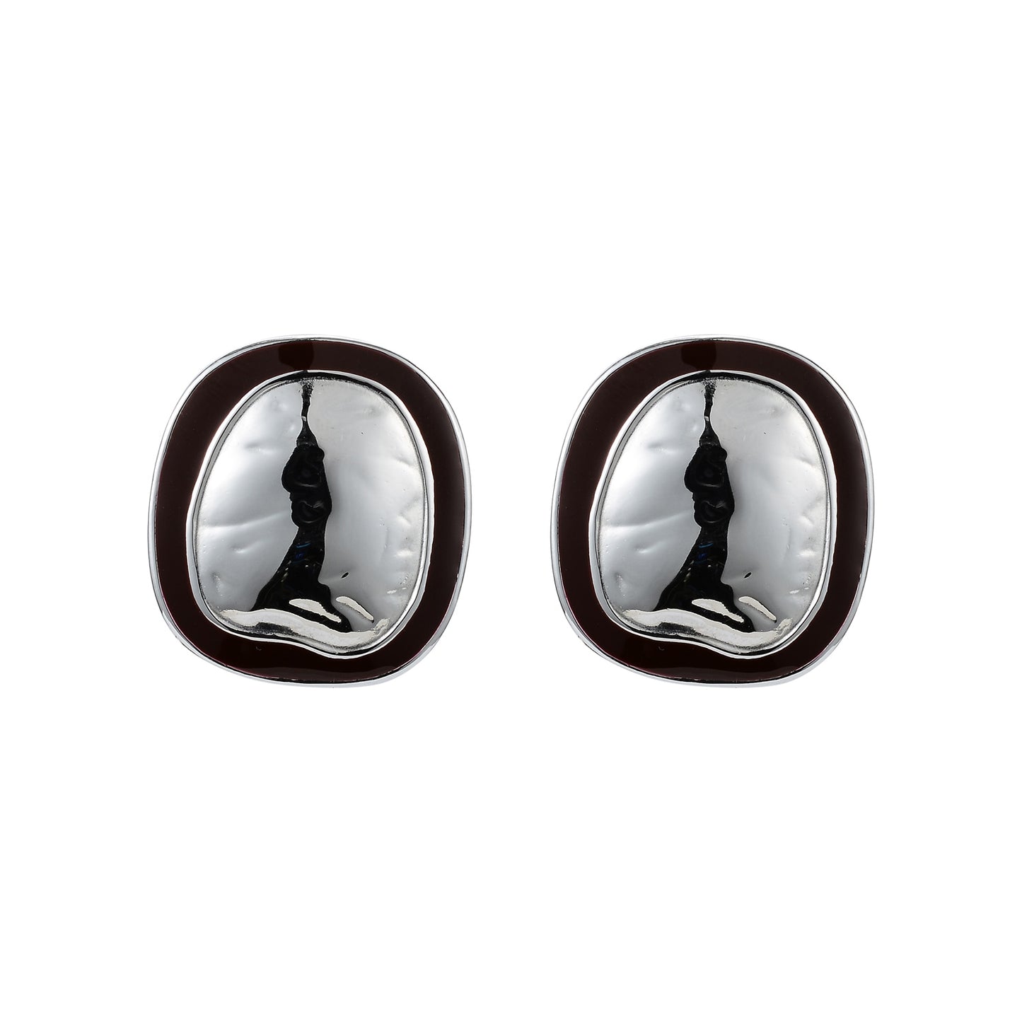 Bordeaux Stud Earring (7090557091921)