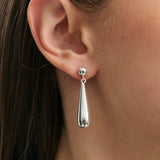 Drop Earring  - Light Silver