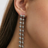 Sylvie Earring  - Rhodium Silver