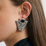 Della Earring - Rhodium Silver