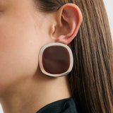 Sara Earring - Rhodium Silver