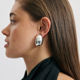 Lunar Earring - Light Silver
